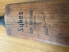 Collectors Original Don Bradman “Sykes” Slazenger Autograph Cricket Bat England for sale  Shipping to South Africa
