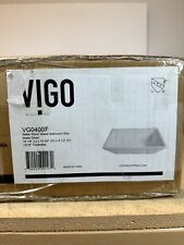 Used, Vigo VG04007 Vinca 14" Rectangular Stone Composite Vessel Bathroom Sink for sale  Shipping to South Africa