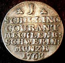 Mecklenburg-Schwerin, 1 Schilling 1768 gebraucht kaufen  Deutschland