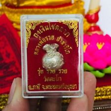 Torba na pieniądze Lucky Mantra LP Ruay Talisman Wat Tako Świątynia Tajski Budda Amulet na sprzedaż  Wysyłka do Poland