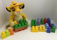 Disney Mega Bloks Build With Simba Lion King Plush 19 Blocks for sale  Shipping to South Africa