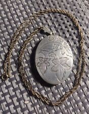 solid silver locket for sale  STOKE-ON-TRENT