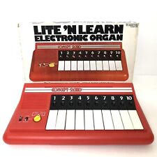 Lite 'n Learn Electronic Organ Synth Concept 2000 modelo 554 con caja probada, usado segunda mano  Embacar hacia Argentina
