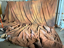 Used, 28 FT X 23 1/2 FT HAND PAINTED SCUMBLED RUST COLOR HEAVY DUTY CANVAS BACKGROUND for sale  Shipping to South Africa