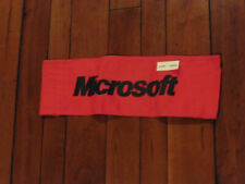 Vintage Microsoft 90s Bill Gates Computer Director Chair Replacement Canvas Red, used for sale  Shipping to South Africa