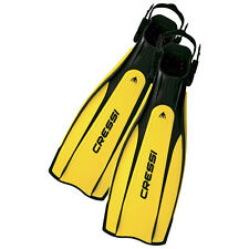 Used Cressi Pro Light Open Heel Scuba Dive Fins - Yellow, Size: Medium/Large, used for sale  Shipping to South Africa