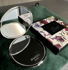 Gucci PARFUMS Espelho Compacto Miroir com Caixa Flores Prata Em Relevo Gucci Flora, usado comprar usado  Enviando para Brazil