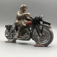 Motorcycle and soldier lead or aluminum ALUDO QUIRALU?  Military Biker ID for sale  Shipping to South Africa