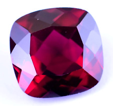 10.30 Ct Natural Red Almandine Garnet Certified Flawless Cushion Loose Gemstone for sale  Shipping to South Africa