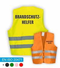 Brandschutzhelfer warnweste si gebraucht kaufen  Legden