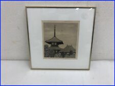 Ryohei Tanaka [Hokiji Temple] Copperplate engraving Etching 73/130 1987 #13 for sale  Shipping to South Africa
