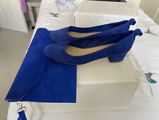 Electric blue suede for sale  BUNTINGFORD