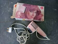VINTAGE 1970's PINK HOOVER HOUSEWARES HAIRDRYER MODEL No 8268 WITH ORIGINAL BOX. for sale  Shipping to South Africa