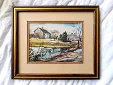 Vintage watercolor wall for sale  Overland Park