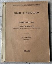 Cours hydrologie école d'occasion  Paris I
