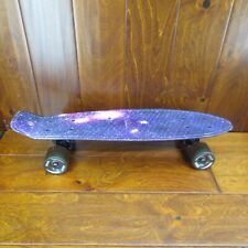 Skitch Skate Mini Cruiser Board Purple Galaxy comprar usado  Enviando para Brazil