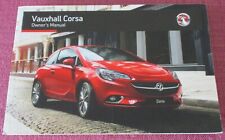 Vauxhall corsa owners for sale  SHERINGHAM