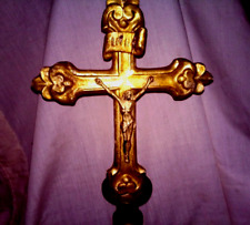 Croce legno dorato usato  Lucca