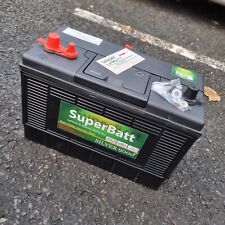 12V 120AH SuperBatt DT120 Deep Cycle Leisure & Marine Battery. Silver 9000 for sale  Shipping to South Africa