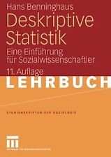 Deskriptive statistik einführ gebraucht kaufen  Berlin