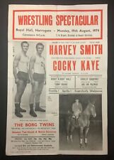 Vintage british wrestling for sale  BOLTON