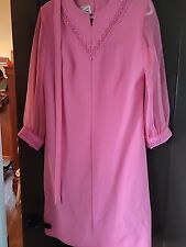Vestido vintage Shroyers tamanho 16 rosa fantasia igreja social anos 50 comprar usado  Enviando para Brazil