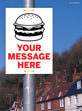 Burger van signs for sale  WARWICK