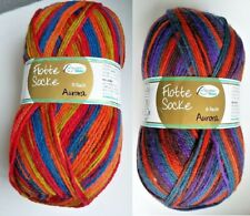 Rellana Flotte Socke Aurora 150g Wolle div.Farben wählbar (73,60 €/1kg) til salg  Sendes til Denmark