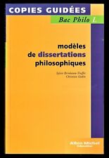 Modèles dissertations philoso d'occasion  Monpazier