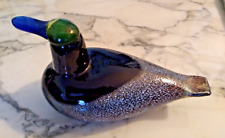 Original Iittala glass Bird Male Duck By Toikka Finland signed by artist for sale  Shipping to South Africa