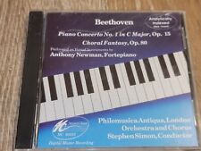 Usado, Beethoven: número de concierto para piano Fortepiano (CD) 1 en Do mayor Anthony Newman segunda mano  Embacar hacia Argentina
