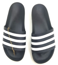 Sandalias Adidas Adilette Aqua Slide para hombre negras/blancas #F35543 talla 11 segunda mano  Embacar hacia Argentina