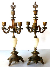 ottone candelabri coppia usato  Este