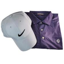Usado, Peter Millar Men's Large Purple Shirt Polo SS Nike Golf Cap Hat Summer Comfort comprar usado  Enviando para Brazil