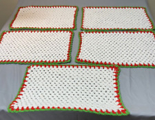 Handmade crochet placemats for sale  Milton