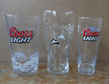 Beer glasses coors for sale  DERBY