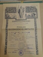 Esercito italiano foglio usato  Torino