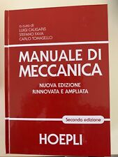 Manuale meccanica hoepli usato  Venzone