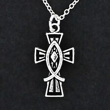 Cross fish necklace for sale  Loudon