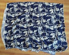 Navy print fabric for sale  Hernando