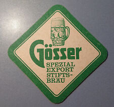 Beer Coasters Gosser Export Stiftsbräu Formula 1 World Cup 15 17.08.1980, used for sale  Shipping to South Africa