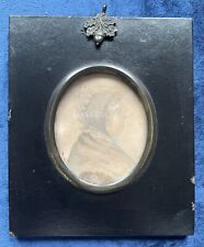 Antique Early C19th Portrait Miniature of a Woman in Profile for sale  Shipping to South Africa