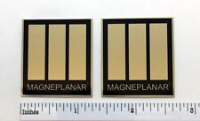 Magneplanar square gold d'occasion  Expédié en Belgium
