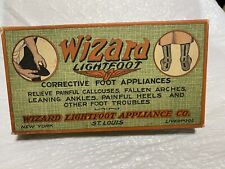 Usado, Caixa vazia publicidade vintage 1920’s Wizard Lightfoot Appliance Co St Louis NY comprar usado  Enviando para Brazil