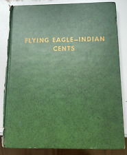 Vintage Flying Eagle & Indian Head Cent Green Whitman Coin Album Damaged Binding for sale  Shipping to South Africa