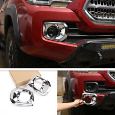 Cubierta de luz antiniebla delantera cromada ABS 2 piezas para Toyota Tacoma 2016-2023 segunda mano  Embacar hacia Mexico