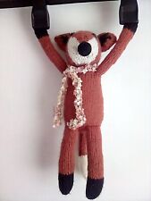 Knitted fox cuddly for sale  CAMBORNE