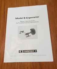 Manual (instruções de reparo, manutenção, solução de problemas) para Concept 2 Modelo B comprar usado  Enviando para Brazil