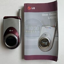 Vintage Cell Flip Phone Purple Rare LG LX 5550 Movie Prop for sale  Shipping to South Africa