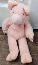 Brinquedo de pelúcia macio The Manhattan Toy Company porco rosa 17"", usado comprar usado  Enviando para Brazil